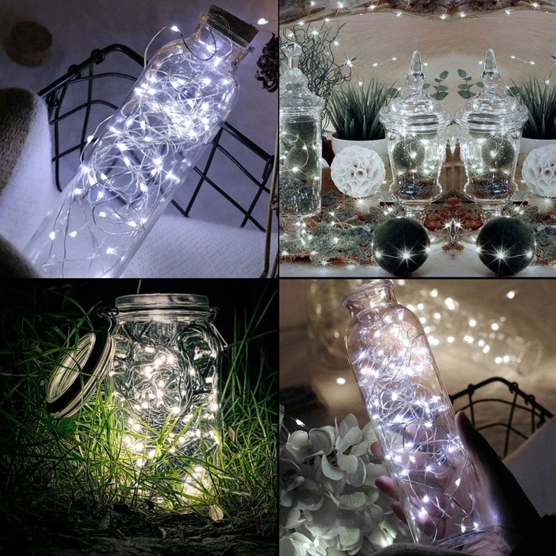 USB LED Light String Bedroom Fairy Garland 8 flashing Modes Christmas Wedding Party New Year Garden Decoration String Lights