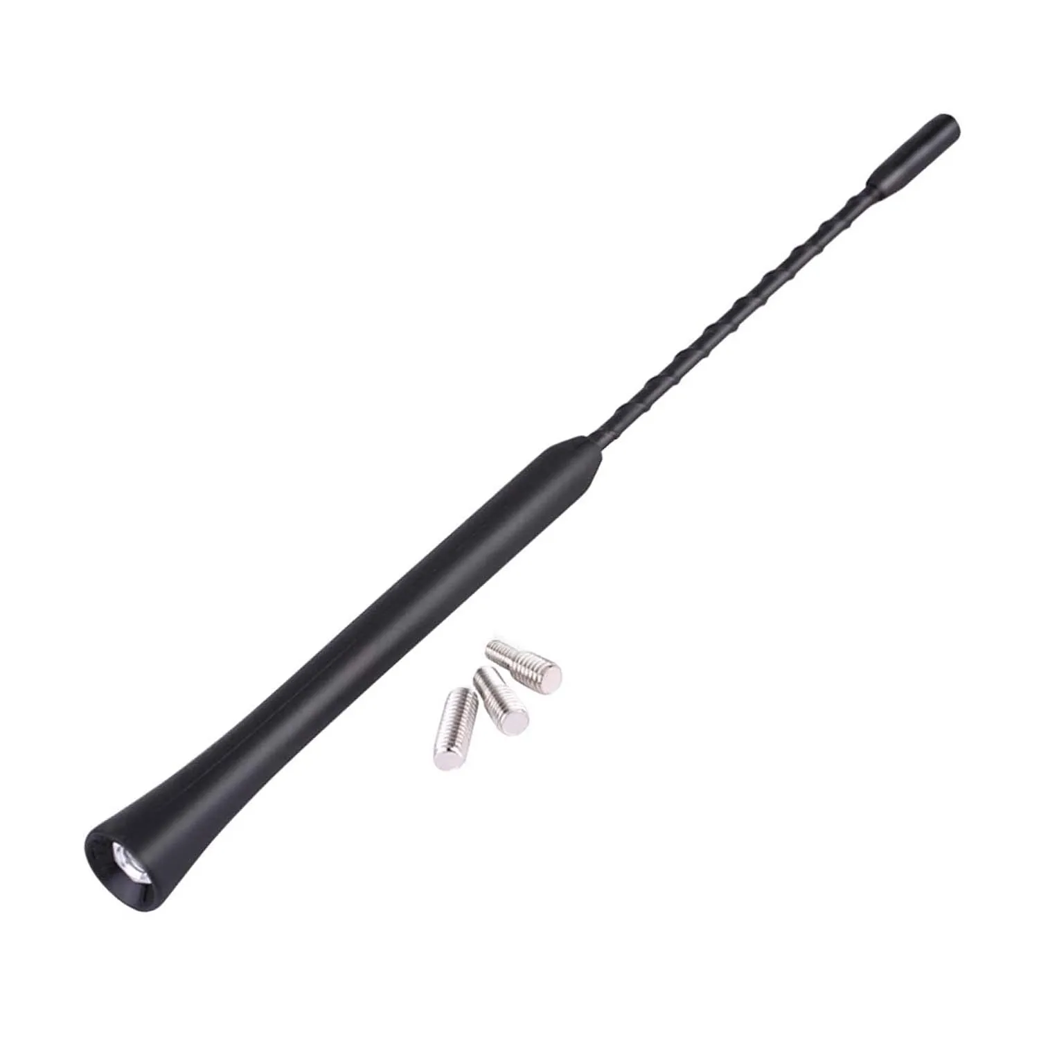XES Mast Whip Car Auto Radio Antenna Car Aerial Marine Black Plastic 16 Inch Antenna Kit