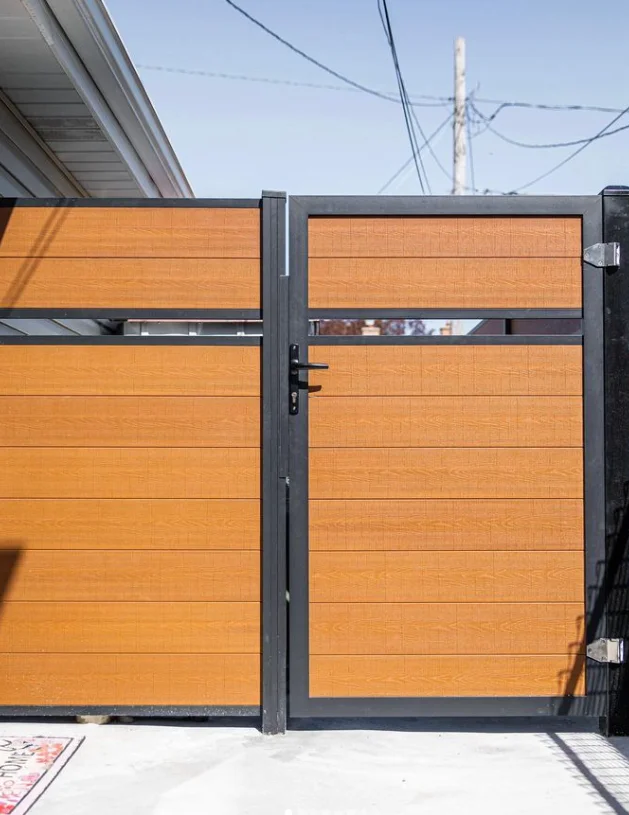 OEM/ODM wood plastic composite wpc fence boards with trellis home garden fence panels better than vinyl pvc fence