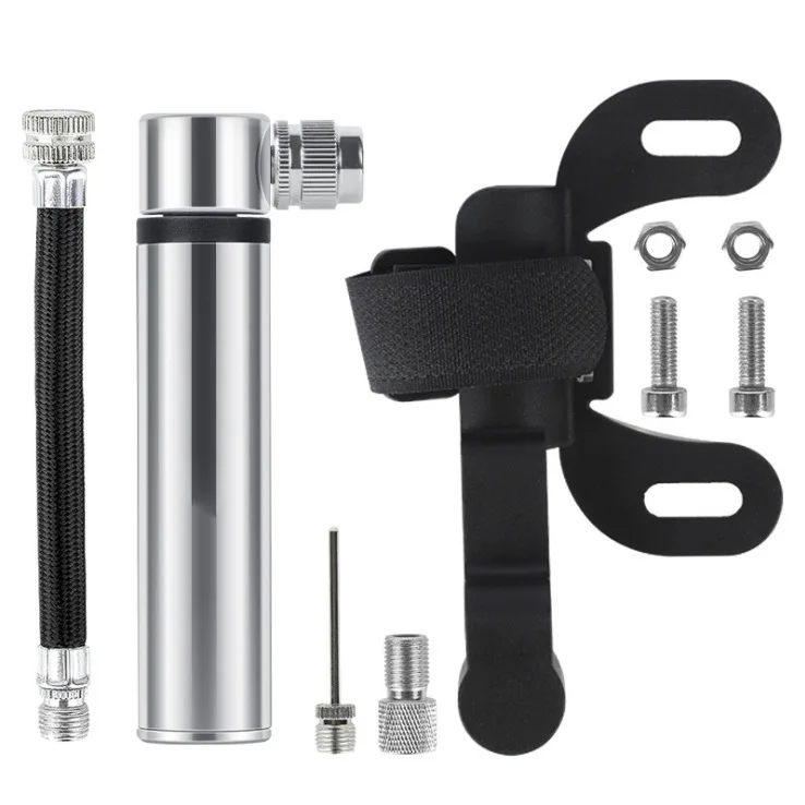 
Multi-functional Aluminum Alloy Portable Hand Pump 120 PSI Lightweight Mini Inflator Cycling Accessories 