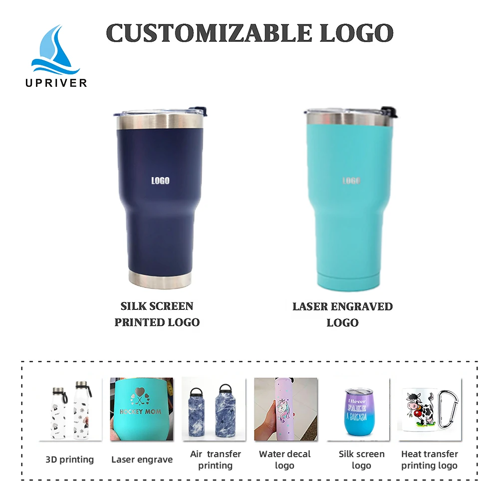 Colorful Double Wall 30 oz Stainless Steel Vacuum Travel Cup Insulated Tumbler with Lid Wholesale