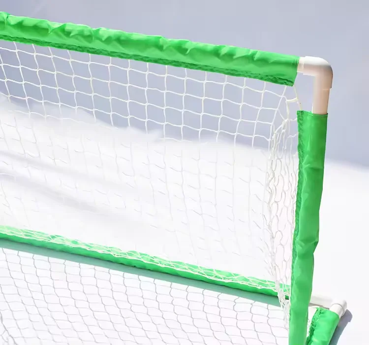 Sports Kids Portable Folding Youth Soccer Goal Set Backyard + Indoor Mini Net and Ball Set
