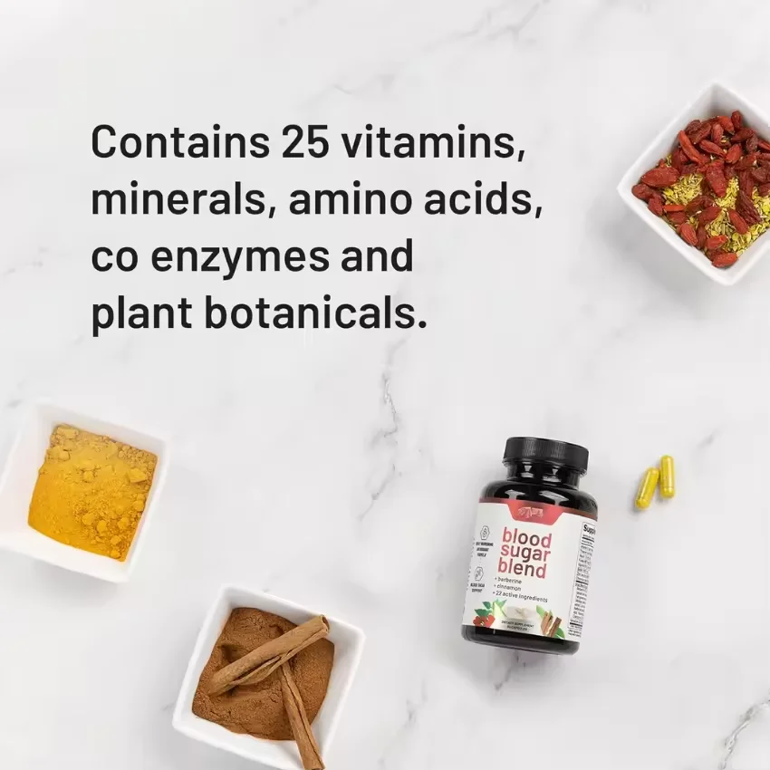 Customized OEM Private label Supplements  herbs Capsules P sugar Health Supplement