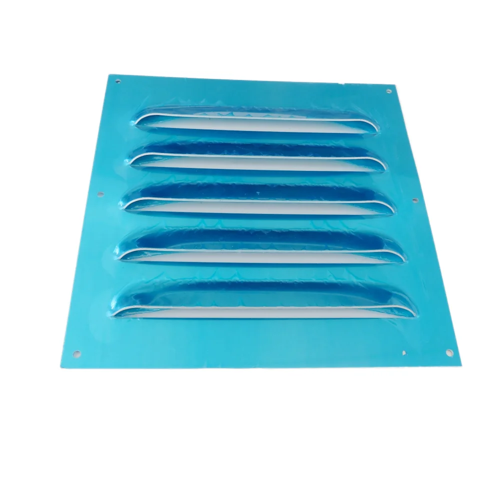 Custom Manufacturer Modern Design Air Conditioning Ventilation Punching Grille Louver Aluminum Air Exhaust Vent Louver