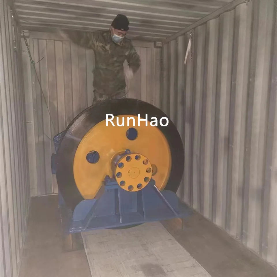 Large steel rolling equipment with high rotational speed Flywheels for three-roller steel rolling production lines