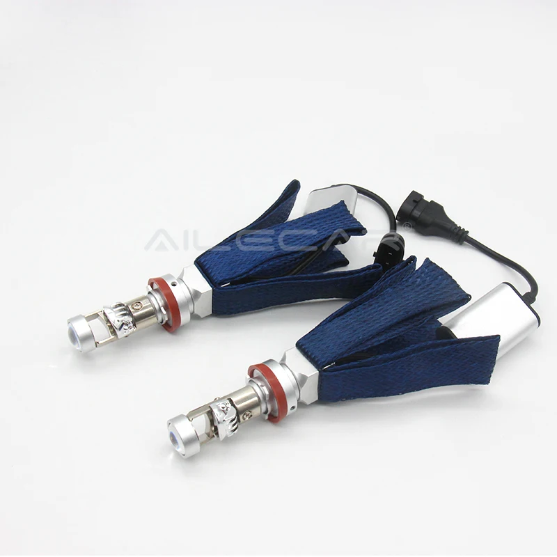 AILECAR H4 H7 Led Headlight Bulb Auto Lighting Bulbs for Universal Car 30W 5000LM With Copper