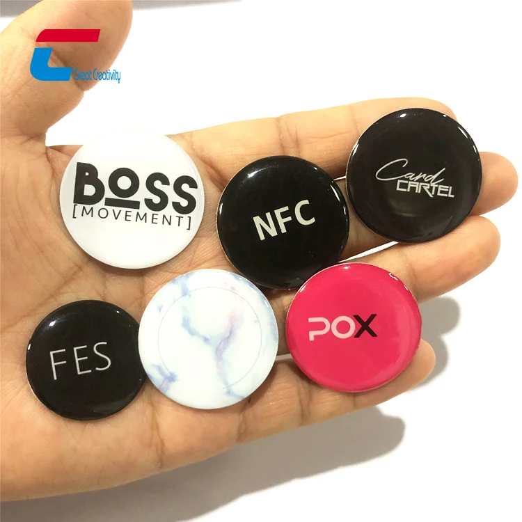 Customization Logo Printing Epoxy Nfc Label Tag Mifare Classic 1k Epoxy Resin Label