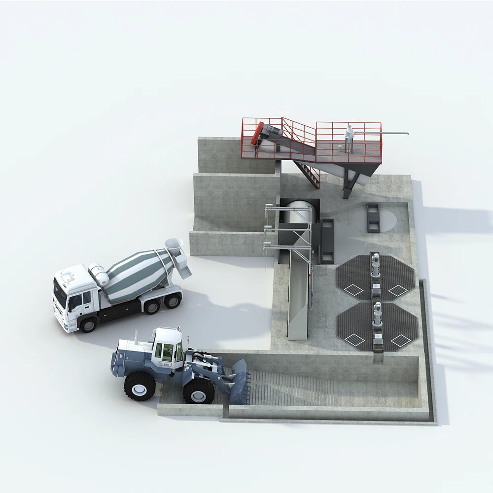 CE certification good quality concrete recycling plant layout with rich experience