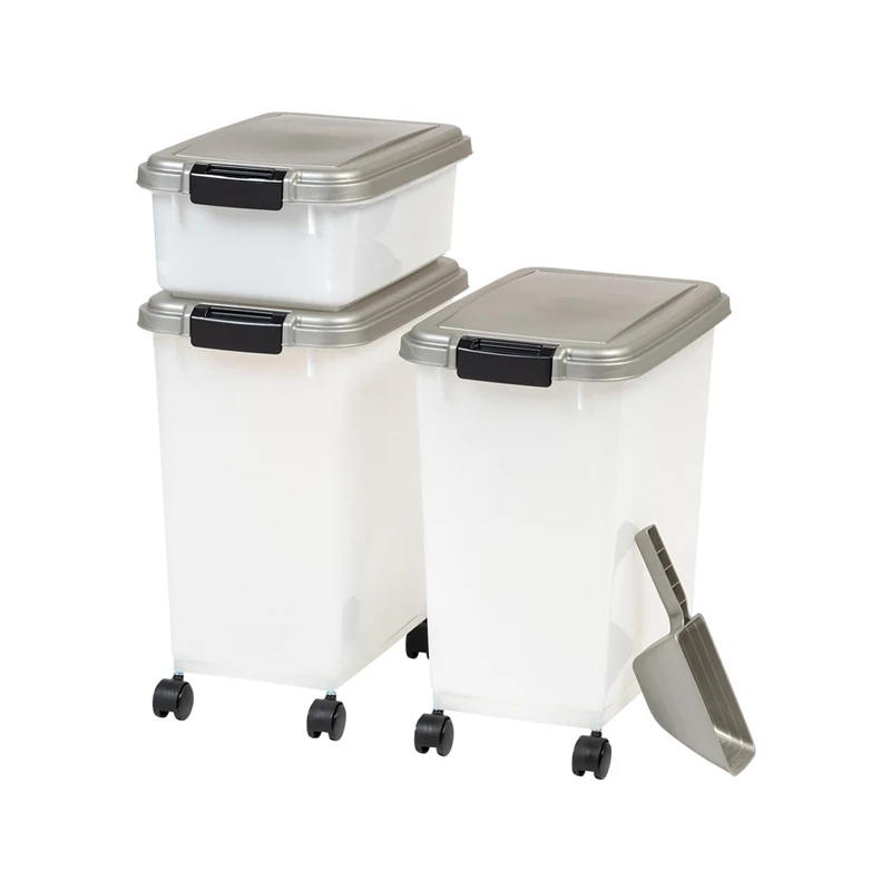 STROBIGO Rice Containers 10Kg 15Kg 20Kg 25Kg 25 Kg Storage Box Plastic Rice Container 5Kg 50 Pounds