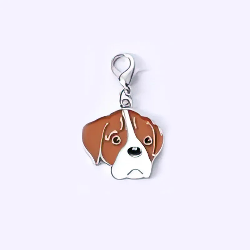 Wholesale Custom 50 Styles In Stock Zinc Alloy Metal Enamel Cute Dog Pendant Charm For Jewelry Making  Accessories