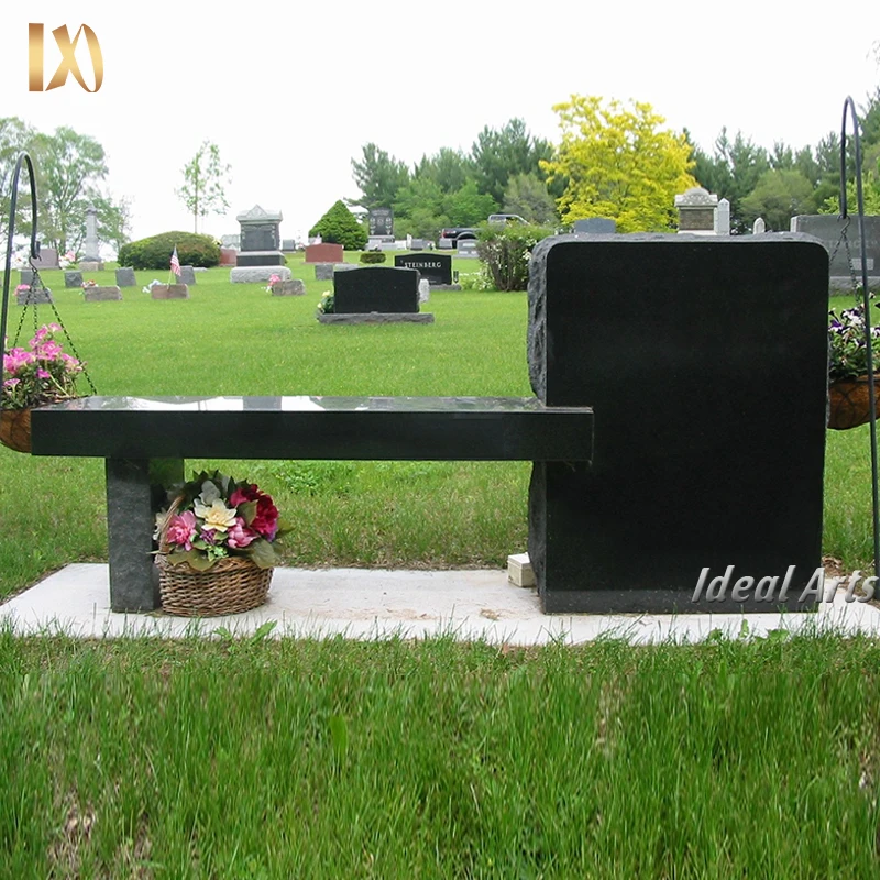 Custom Hand Carved Natural Granite Marble Bench Granite Tombstone