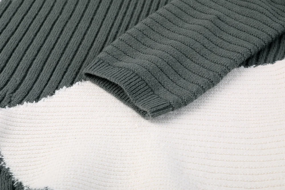 Warm and Luxurious Long Sleeve Pullover in RWS Fine Merino Wool Blend