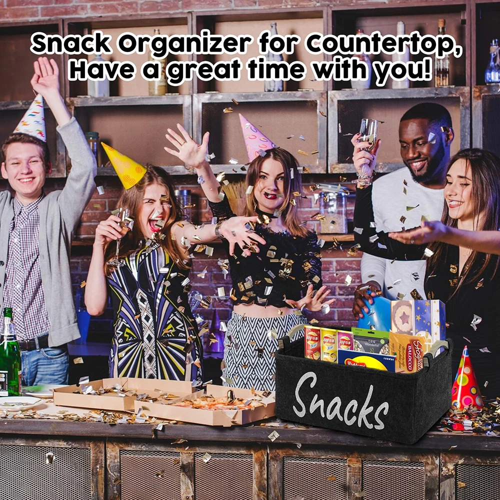 Wholesale Home Storage Basket Snacks Sundries Dirty Clothes Storage Bag Pet Dog Toys Felt Storage Box