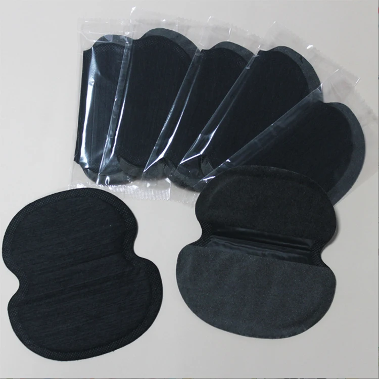 Underarm Pads Unflavored Non Visible Disposable Shirt Shape Sweat 10 Pairs Adults 10 Pairs/box (1 Sheet/bag or 2 Sheet/bag)