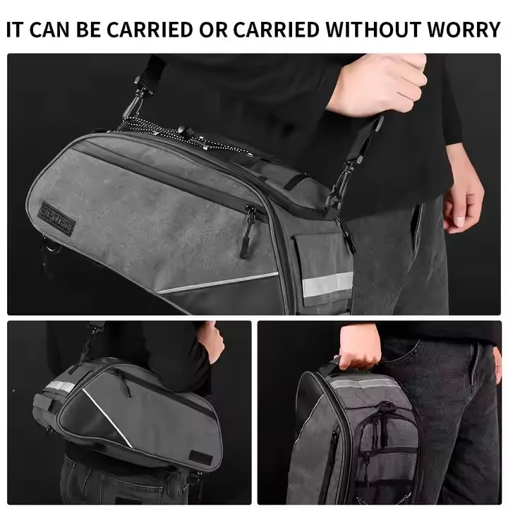 Xunting	Muti-fuction Bicycle Bag Large capacity road bicycle rear pannier bag riding satchel waterproof bike travel bag