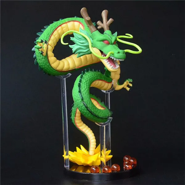 Dropship DBZZ Dragon Small Size Shenron Cartoon Character Model Toy Anime PVC Figure ( Green Color)