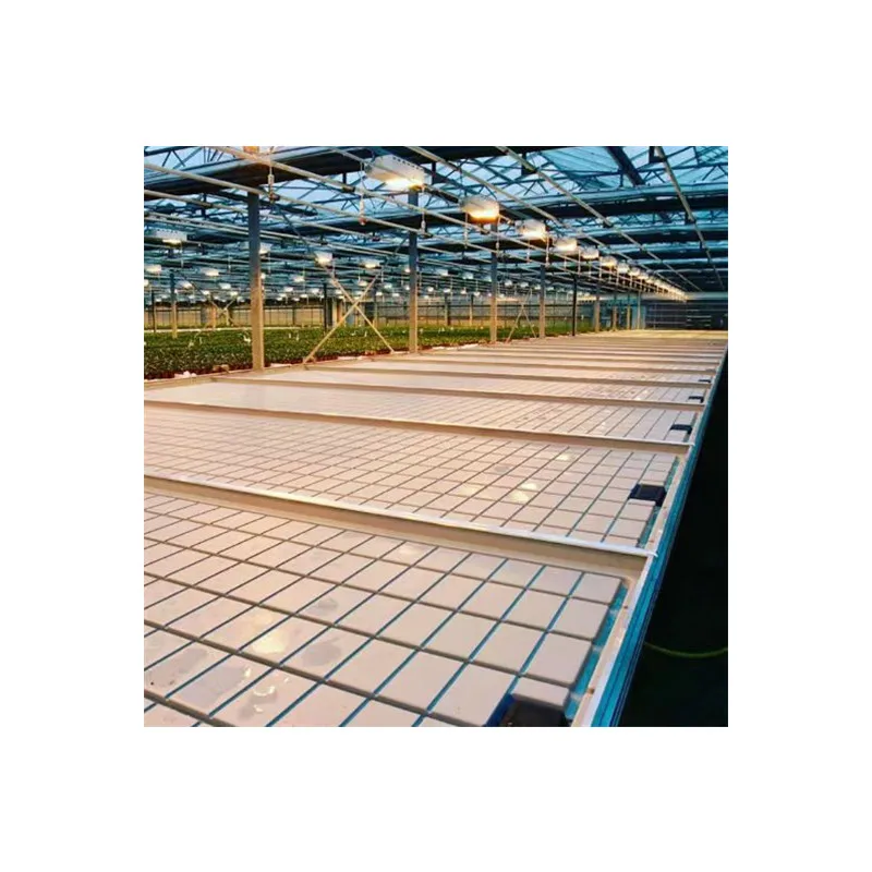 hydroponic seedbed grow tables Plastic Ebb Fodder Hydroponic Trays For Indoor Vegetable Planting