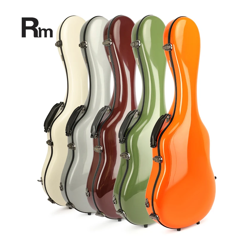 SUN-RC OR Rm Wholesale Bright Color Guitar Case 39/41 Inch FRP Hard Shell Anti-Pressure Shockproof 24 Inch Ukulele Case