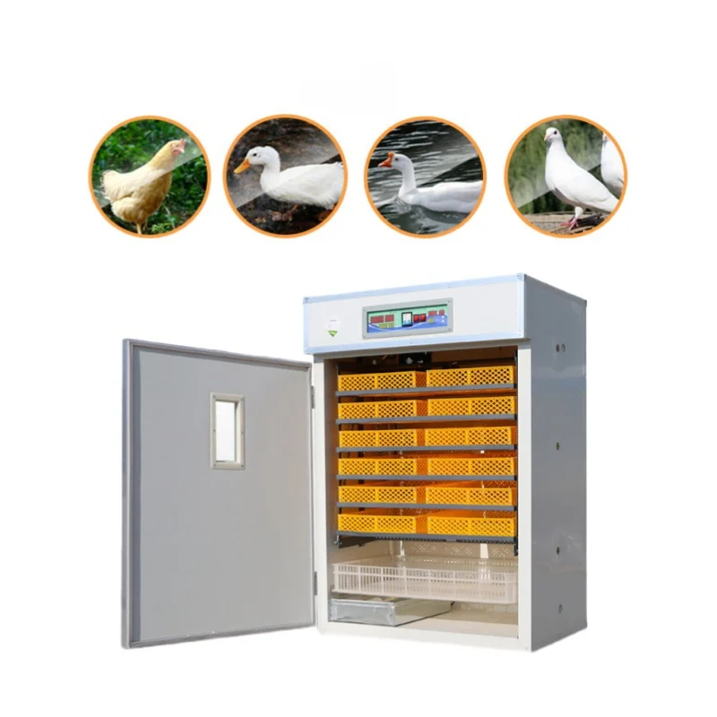 High Capacity Fully Automatic Large Egg Incubator Poultry Birds Duck Turkey Goose Ostrich Emu Reptile Farming Tray