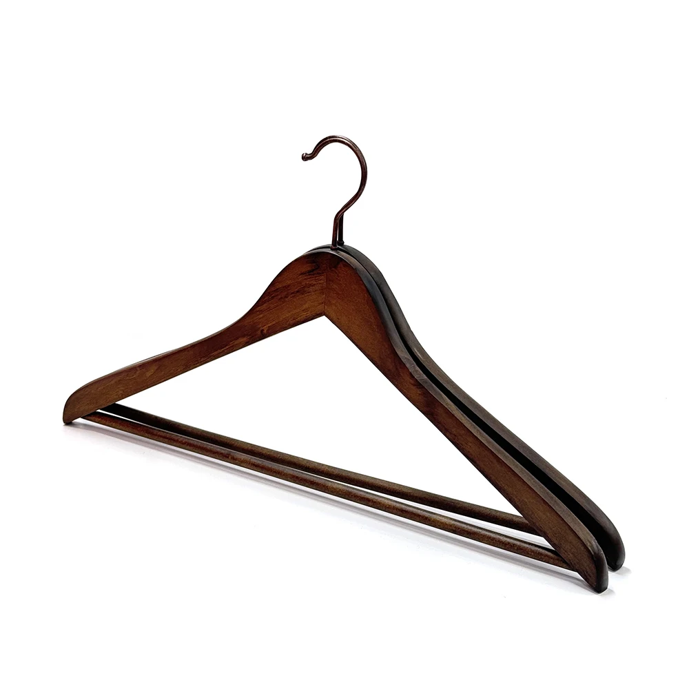 Assessed Supplier Wholesale Wooden Coat Hangers Hangers for Cloths Clothes Hangers Manufacture