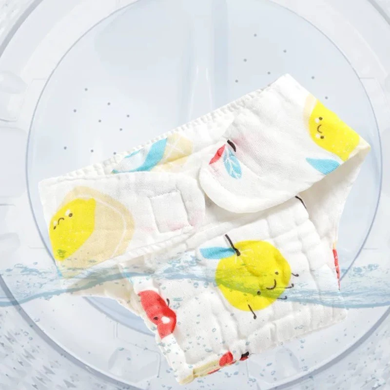 Baby Toddler Boys Girls Toilet Potty Training Pants Padded 100% Organic Cotton Muslin Toddler Potty Training Underwear