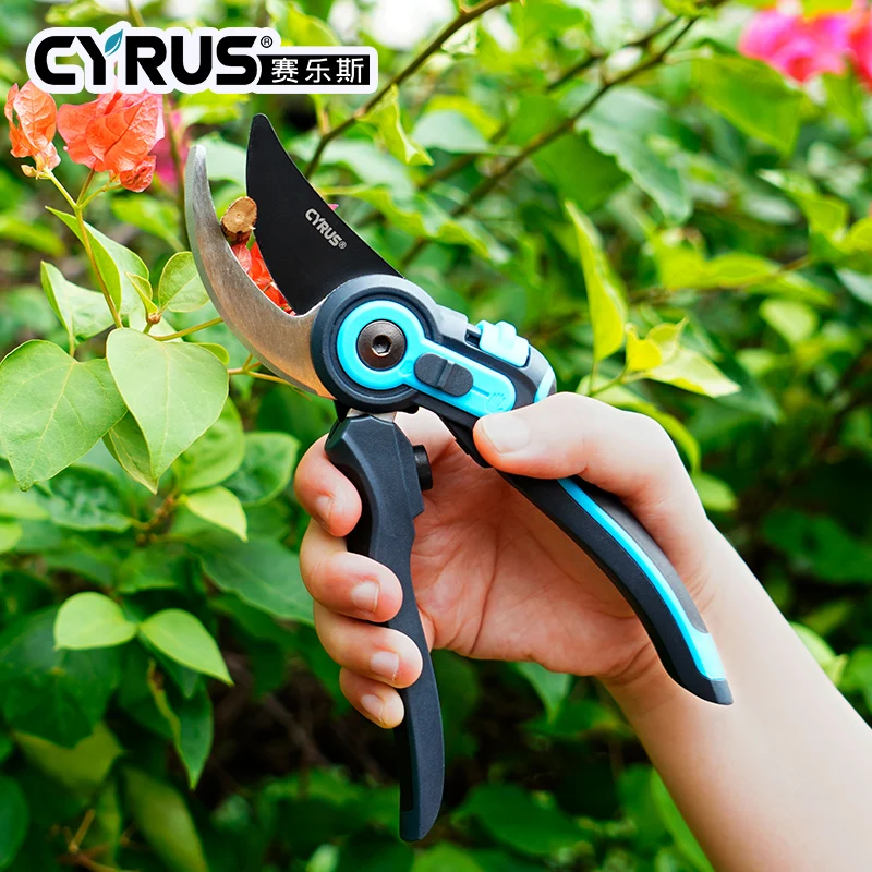 Professional Stainless Steel Pruning Shears Garden Tree Manual Fruit Picking Harvesting Shears