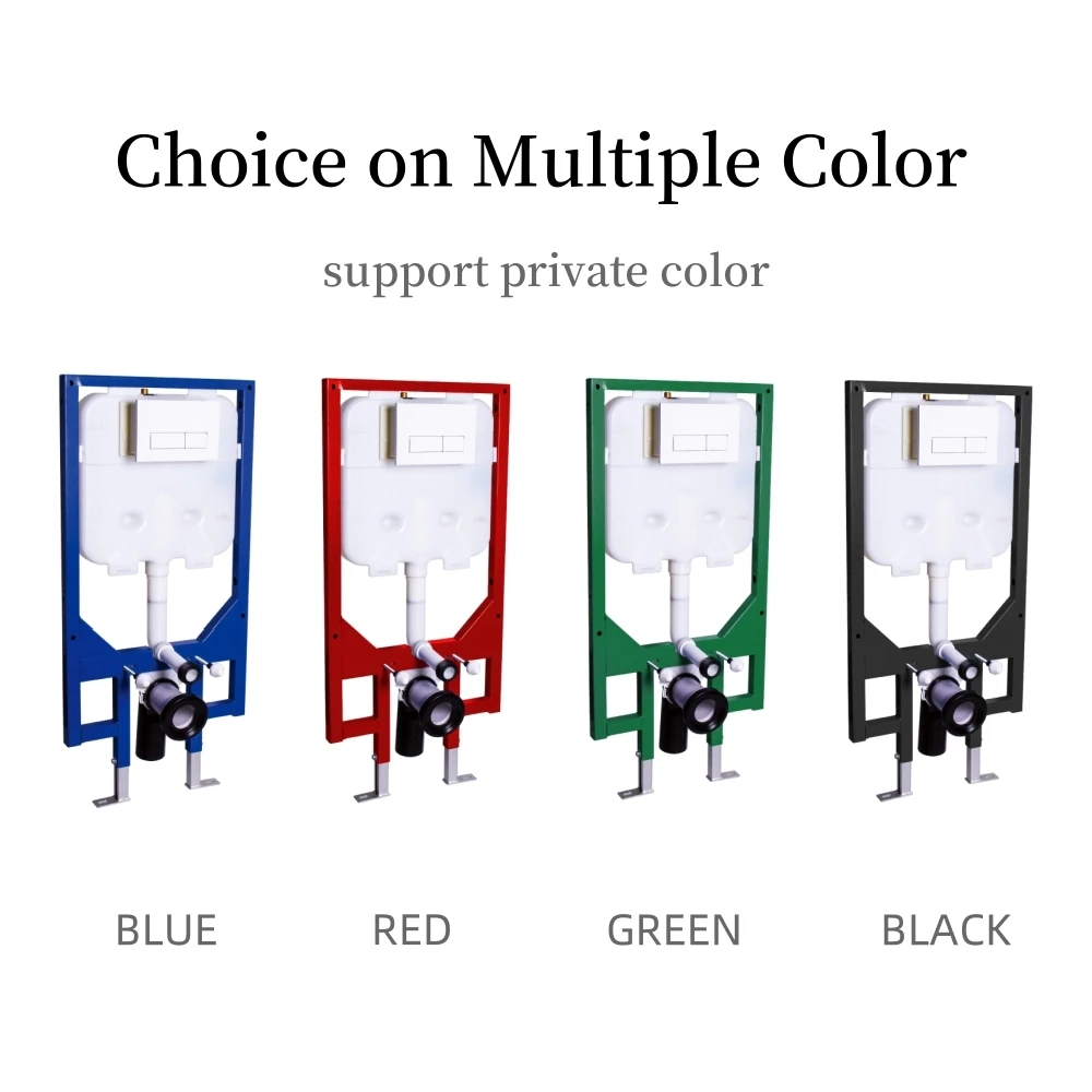 NUCA N5103 Concealed Flush Valve Push Button Plate Hot Sale for Hotel and Spa Spa Step Pneumatic Wall Hung Toilet