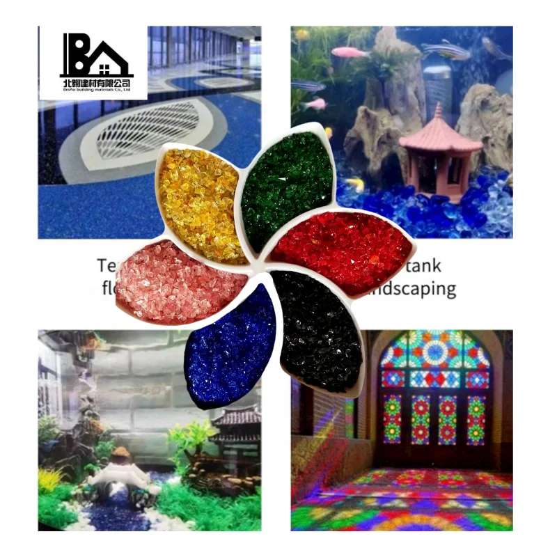 recycled crystal flat glass cullets for sale