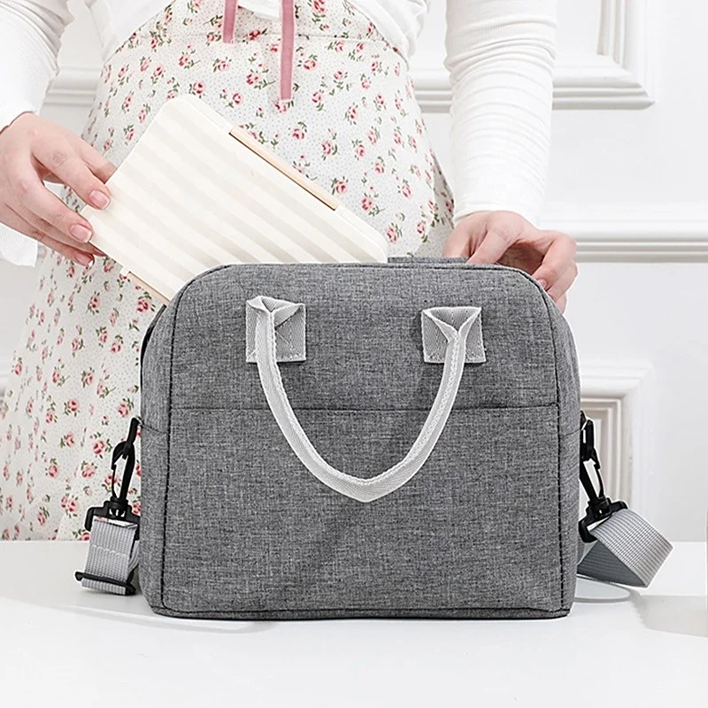 Non-toxic Food Safe Cooler Brick Handle Women Portable Work Student Fridge Thermal Heat Sealed Freezer Pack Lunch Box Bag