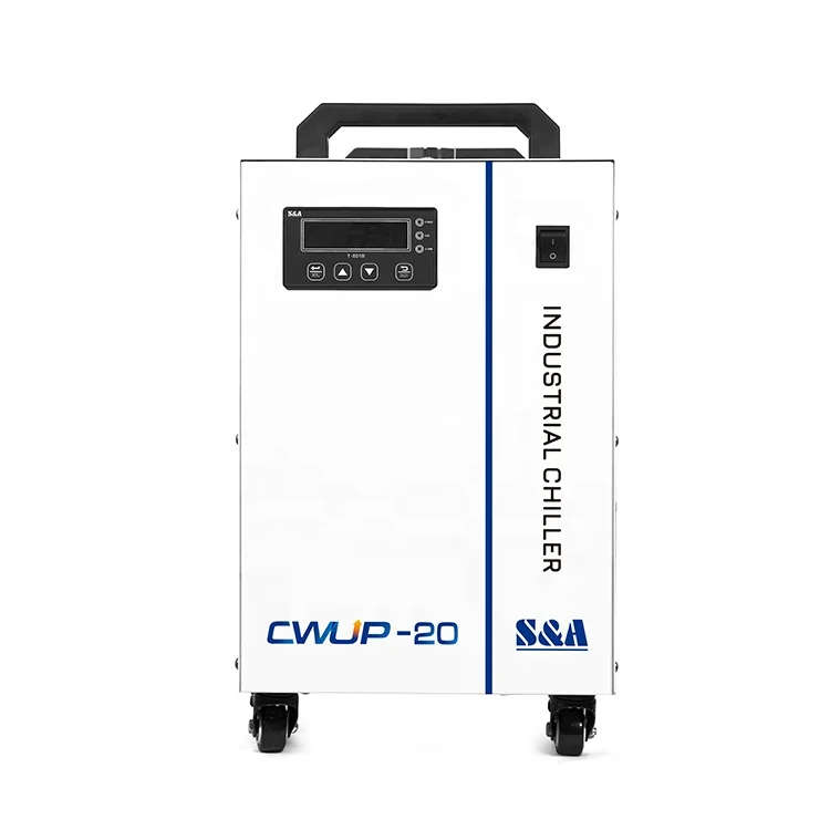 S&A CWUP-20 Portable Chilling Equipment 1700W Air Cooled Water Chiller For 20W Ultrafast UV Laser