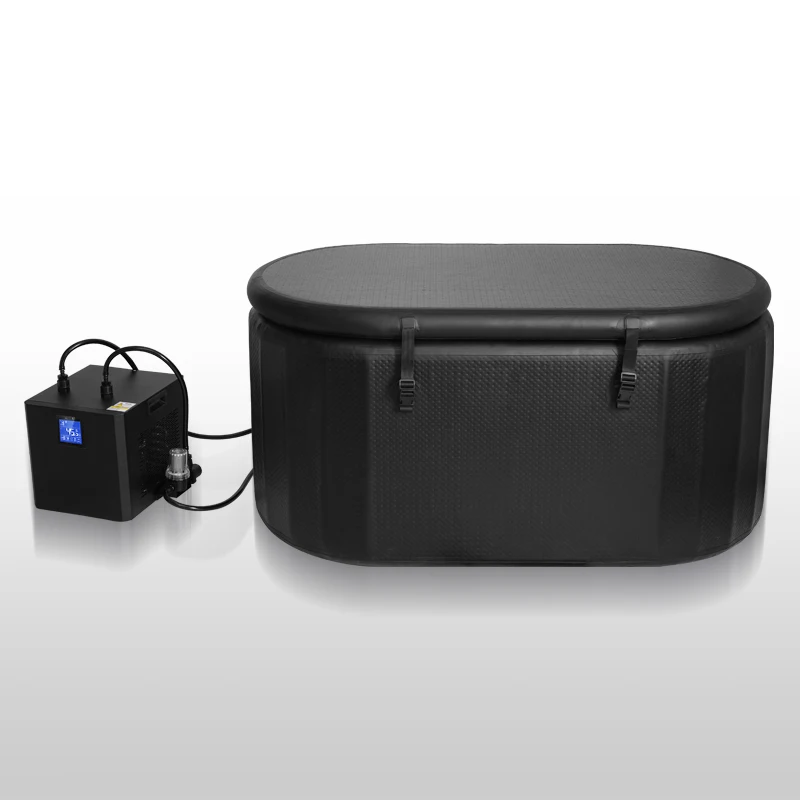 Water Chiller for Bath 0.2HP Therapy Cooling System Ice Bath Chiller Unit Water Cooler Cold Plunge Chiller Machine with Tub