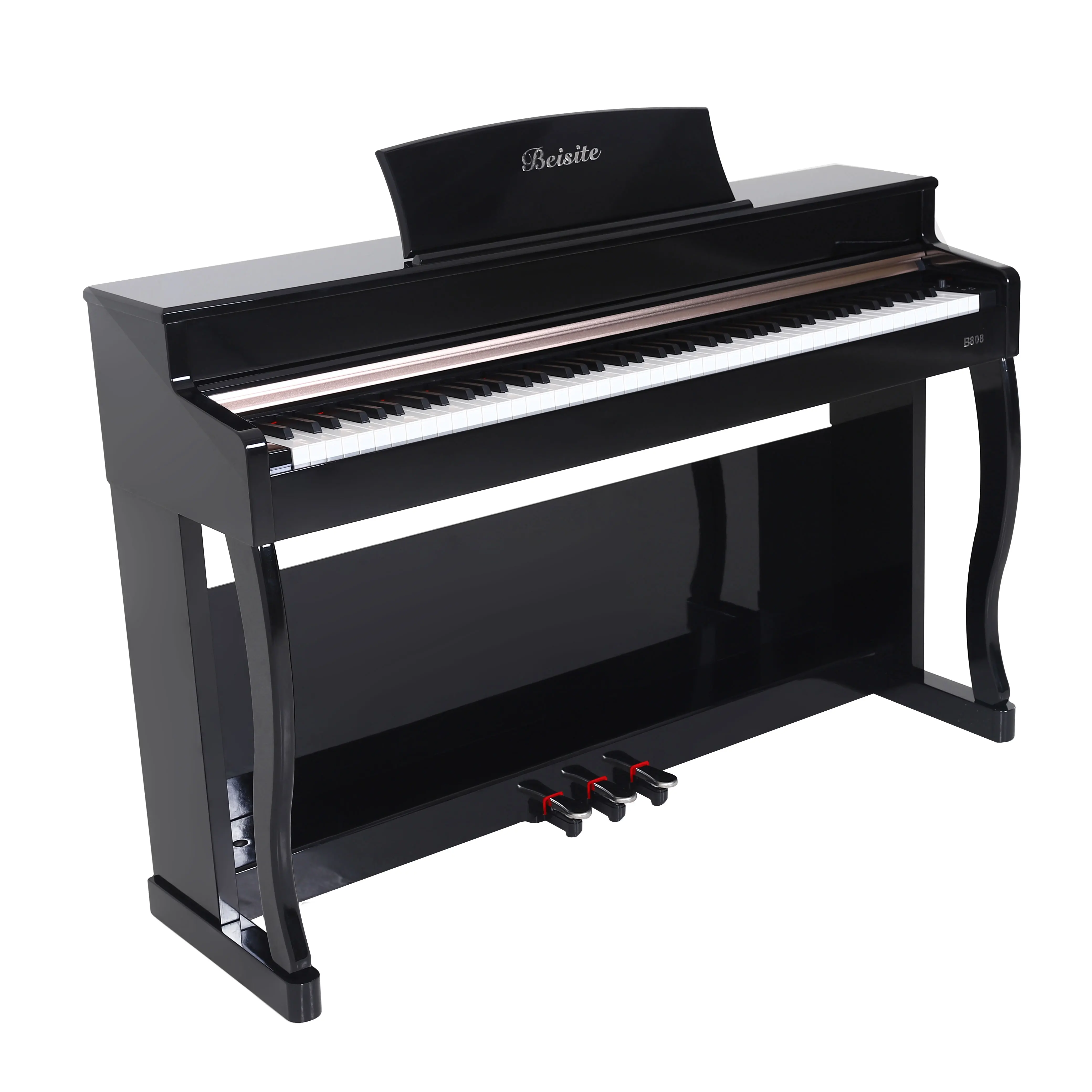 808 клавиатура Hammer key вертикальное пианино с подсветкой USB Bluetooth MIDI thumb piano