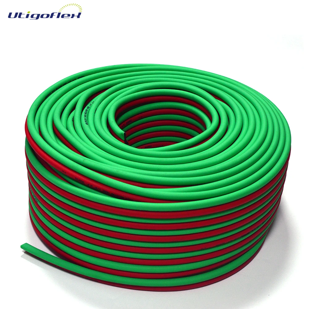 Customized Oxygen Acetylene Double Twin Welding Gas Rubber Hose PVC Welding Hose