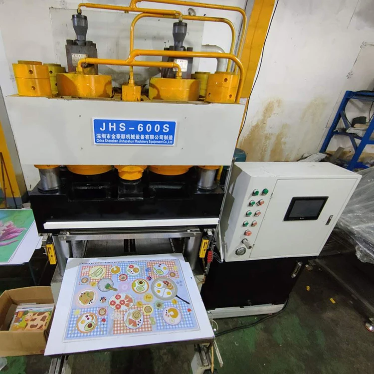 High speed digital cnc hydraulic servo actuator jigsaw puzzle cutting press for sale