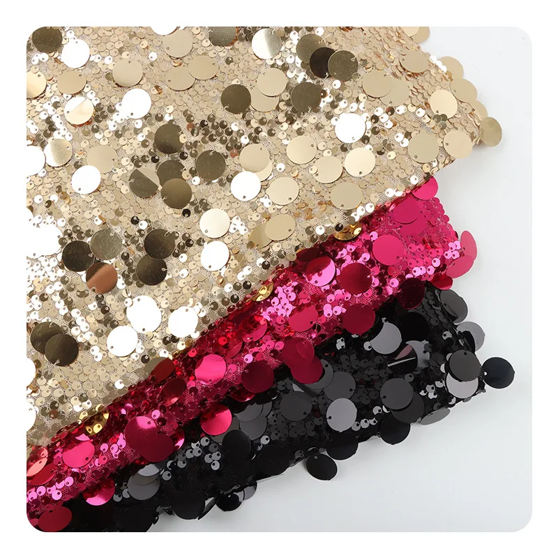 Eco-friendly material sequin embroidery mesh bead embroidery  for Clothing fabric
