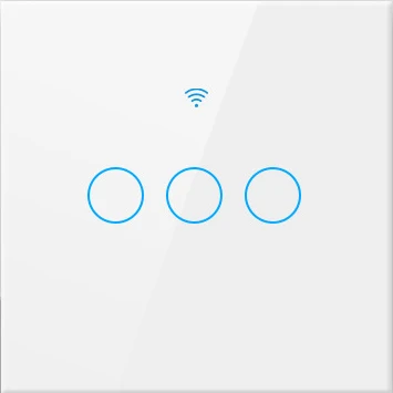 Smart home design tuya zigbee phone WIFI amazon google 3 GANG sensor touch with Alexa