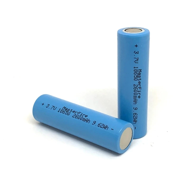 MasterFire 18650 2600mah 3 7 V 9.62Wh перезаряжаемая литий-ионная батарея для