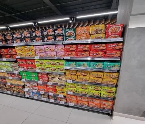 Korean Wholesale Popular Bulk Price Halal Food Seaweed Flavour Non Spicy Clear Soup Instant Bag Soup Noodles Ramen Pack