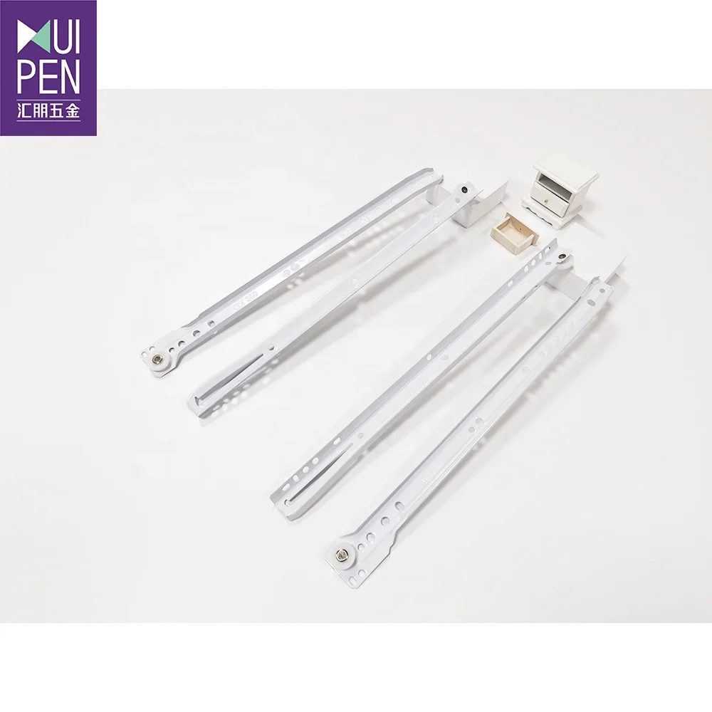 Factory price powder coat paint foshan shunde drawer slide FGV type drawer runner telescopic drawer channel supplier