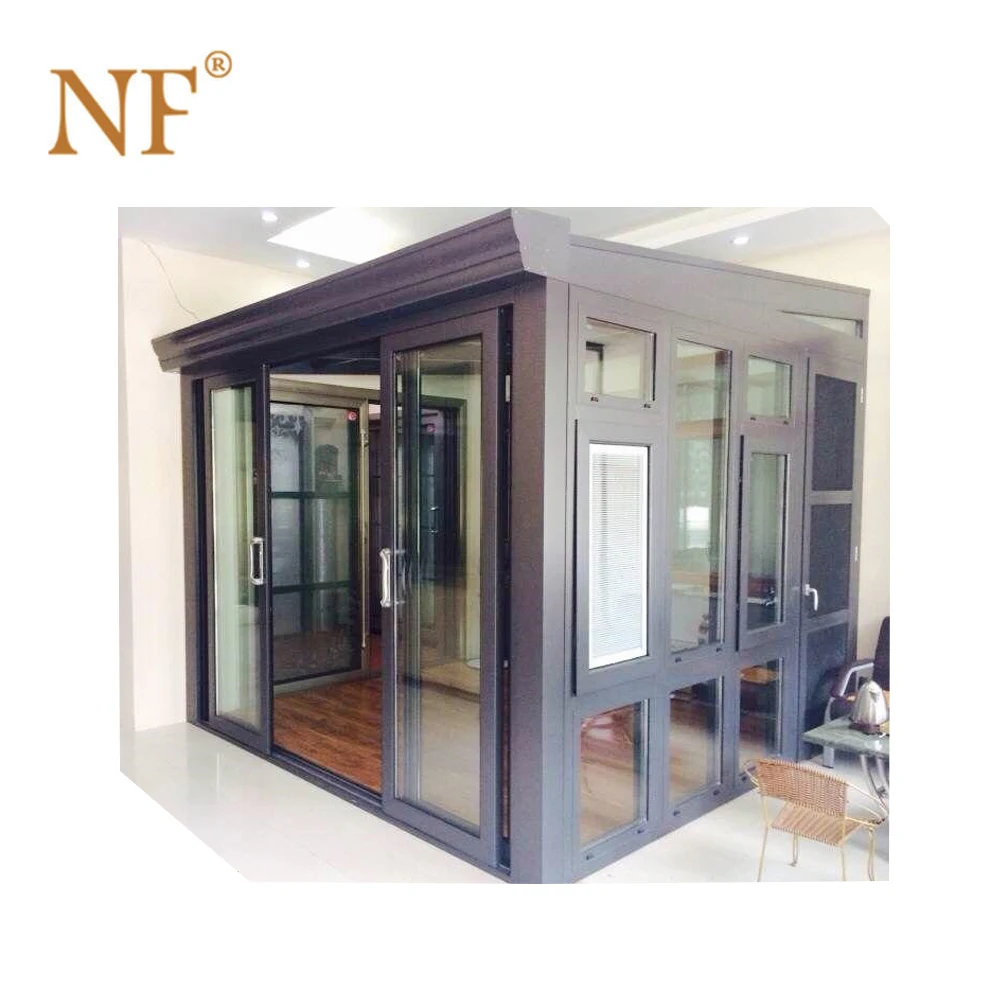 
Aluminium Garden Sun Room /glass house with Double Glazing for Yard 