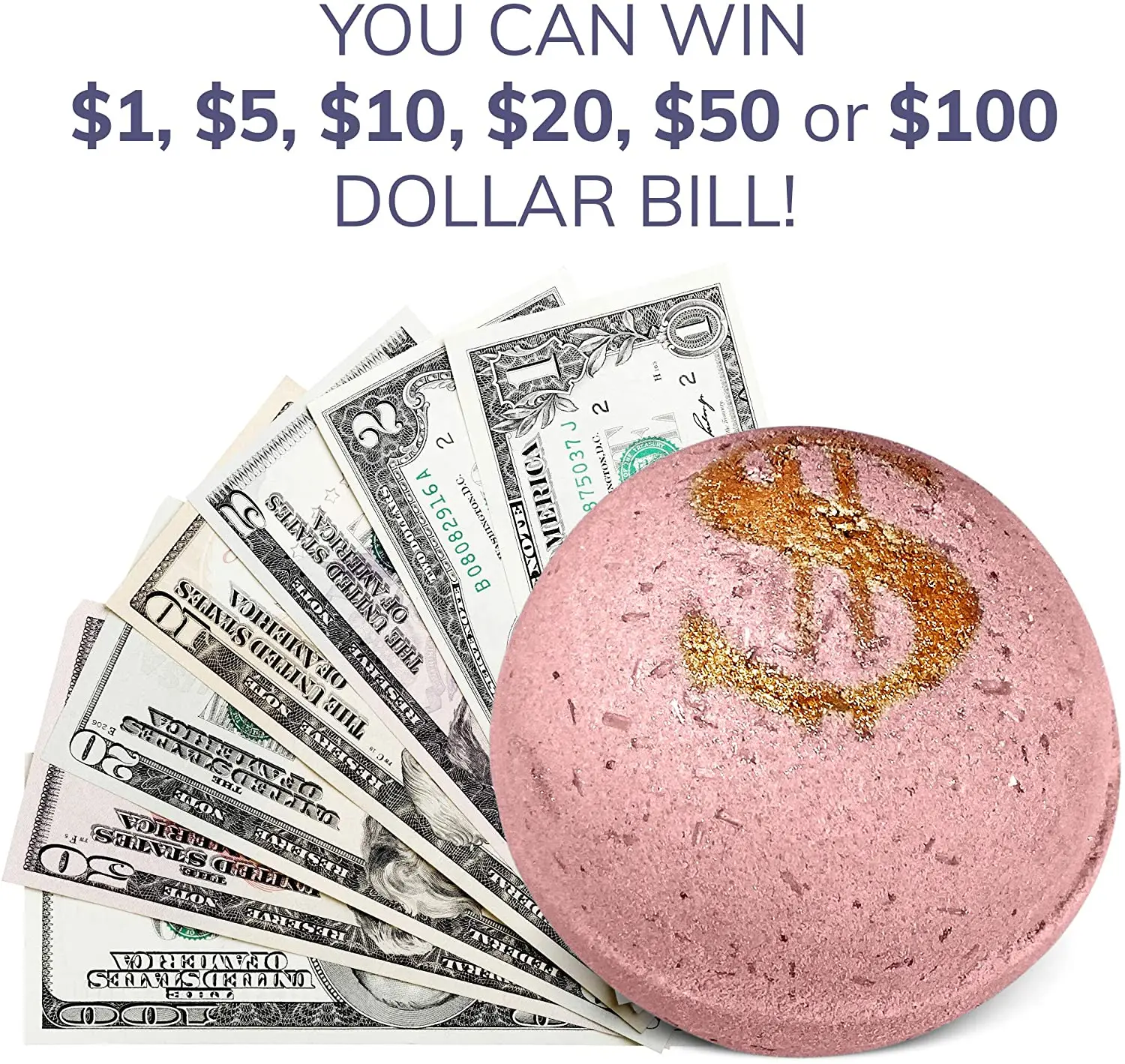 Factory Customized Wholesale 100% Natural Ingredients Bath Bombs With Money -338301