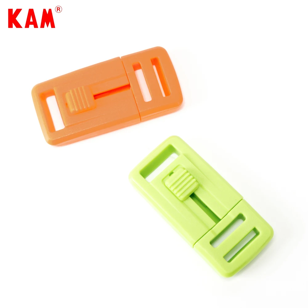 Top Selling New Product Durable Pom / Nylon Adjustable Inner 15Mm Colorful Buckle For Bag