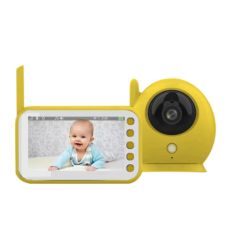 Baby Monitor Camera Factory OEM ODM 4.5 inch 720p Night Vision Cry Sound 2 Way Wireless Smart Video Baby Monitor With Camera
