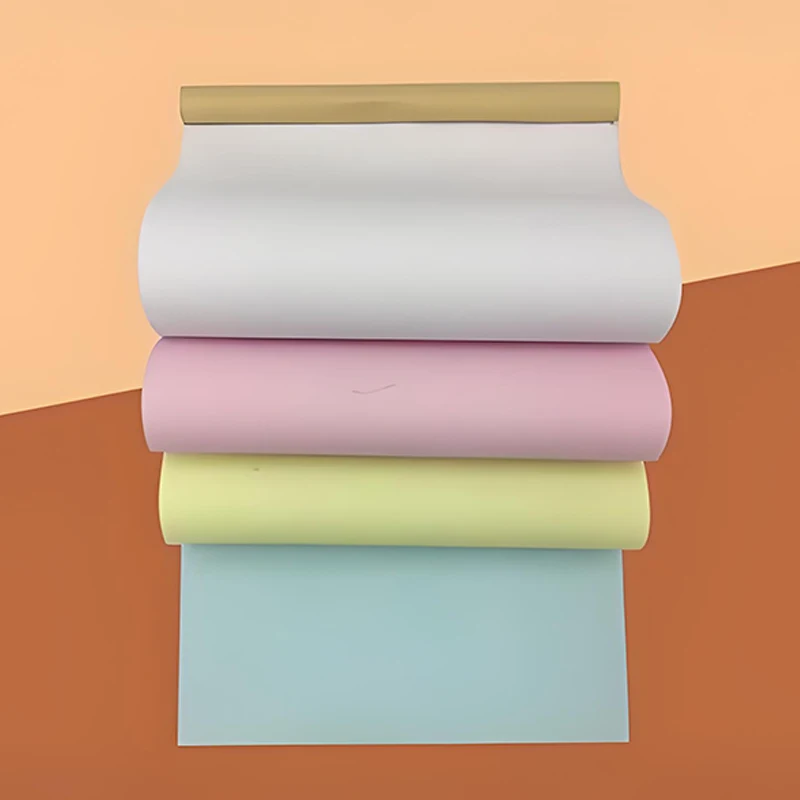 Premium Custom Size 2 3 Ply Ncr Continuous Carbonless Computer Copy Paper For Dot Matrix Printers
