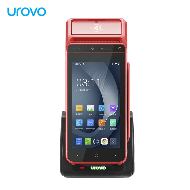 OEM&ODM Urovo i9100 POS Mobile Portable EDC card reader Android Payment Terminal NFC With Printer