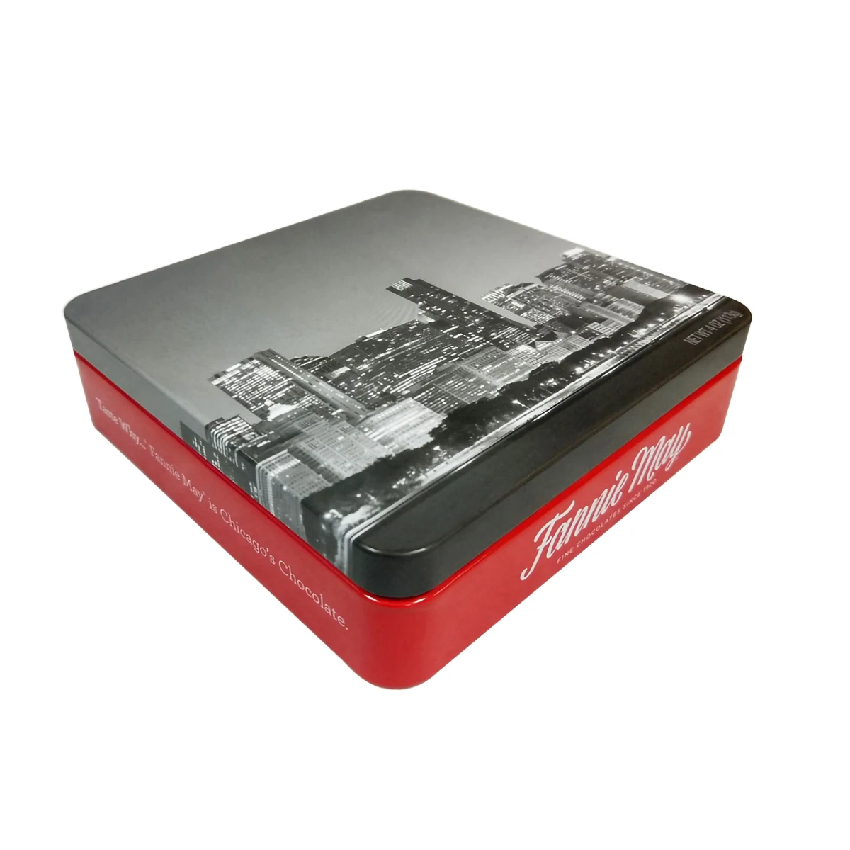 Food Grade Custom Cookie Tin Can Wholesale Cake Tin Box For Biscuit Packaging