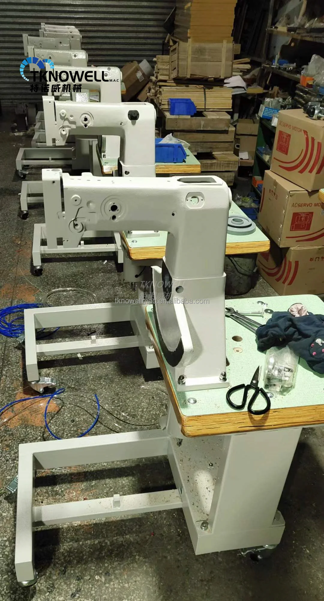 Tkw-168 Shoe Outsole Side Wall Stitching Machine Seated Type Sewing Machine Shoe Making Machine