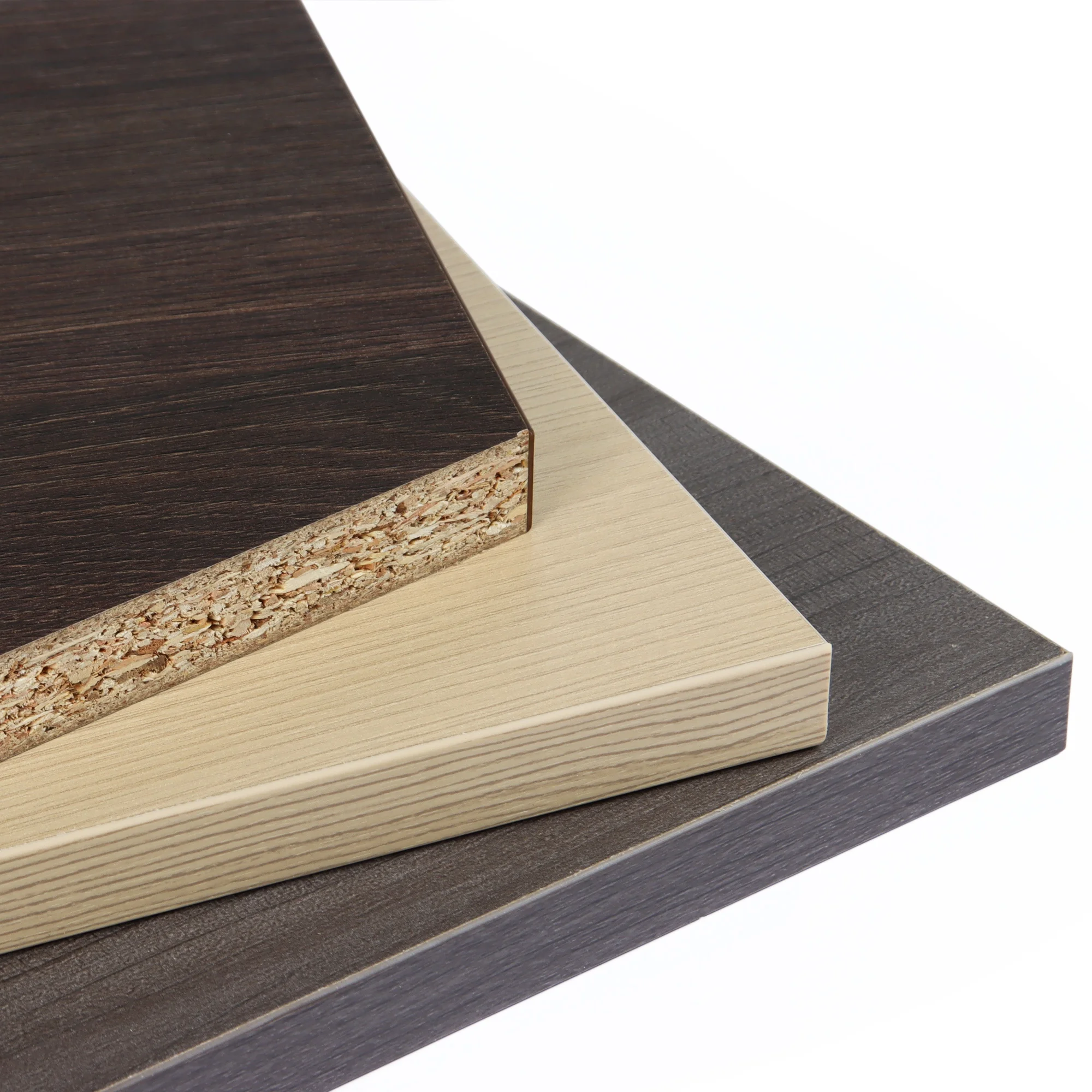 Customizable 16mm 18mm wood grain laminated melamine chipboard