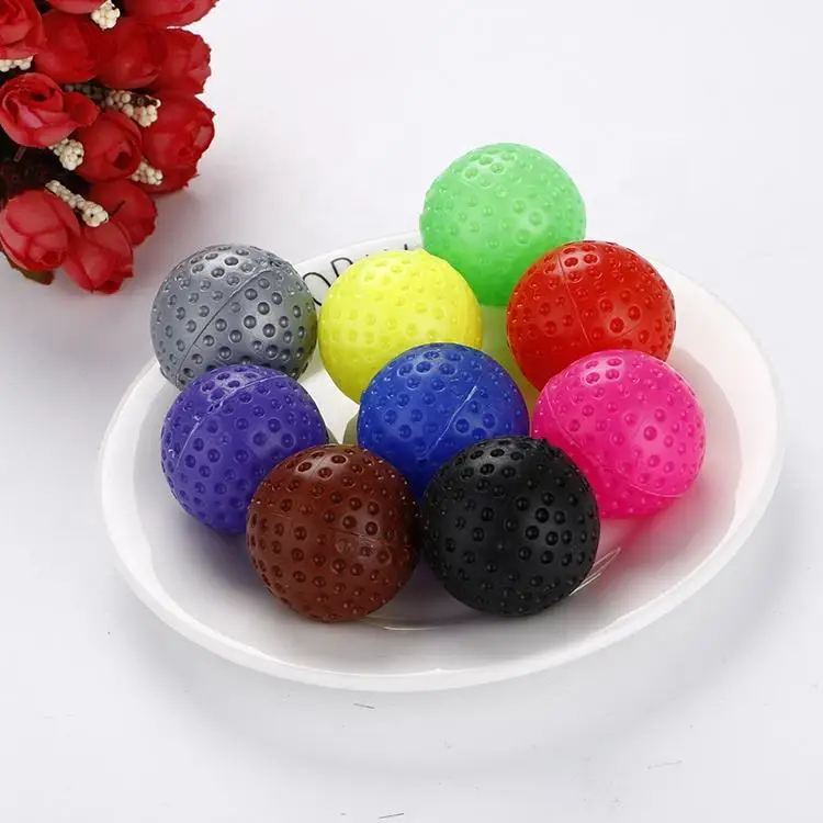 Factory spot wholesale single color hollow plastic golf cat toys