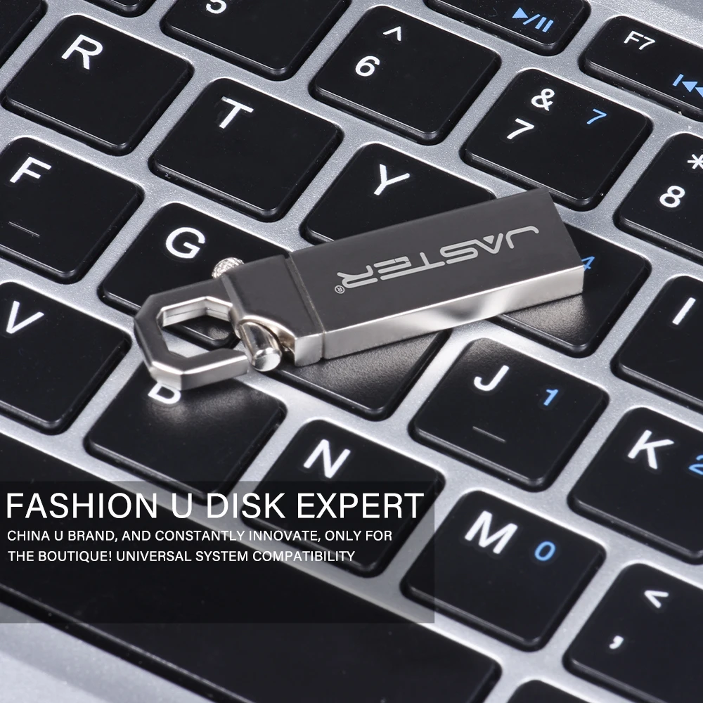 Металлический флеш-накопитель JASTER USB2.0 объемом 8 ГБ 16 32 64 128